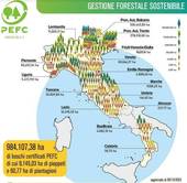 AMBIENTE: crescono in Italia del +5,9% le foreste gestite in modo sostenibile