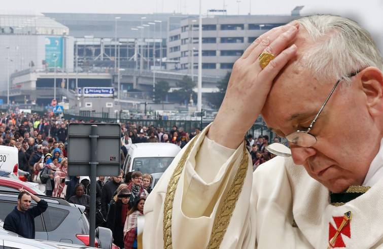 Attentati a Bruxelles: messaggio di cordoglio di Papa Francesco, “imploro da Dio il dono della pace”