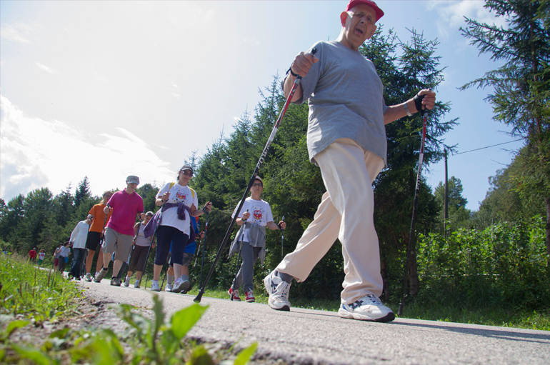 A Conegliano la festa del Nordic Walking con le persone con disabilità