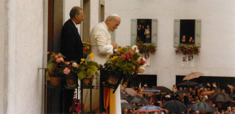 CANALE D'AGORDO: quarant'anni fa la visita di papa Giovanni Paolo II