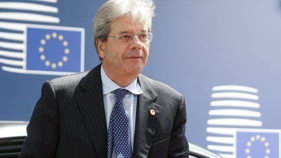 COMMISSIONE UE: Gentiloni commissario agli Affari Economici