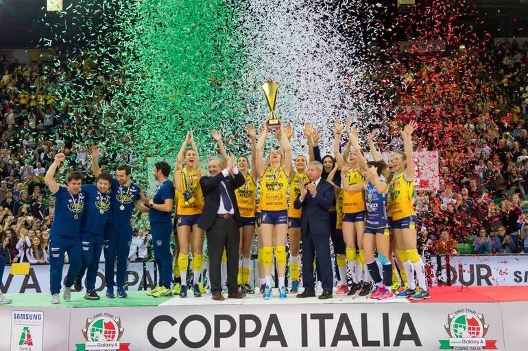Conegliano. L'Imoco Volley vince la Coppa Italia