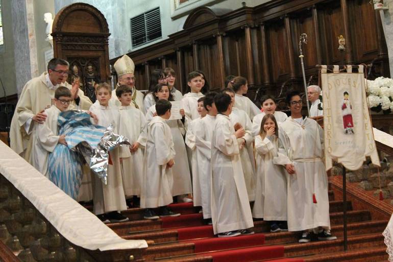 DIOCESI: le parrocchie di Trichiana e Sant'Antonio vincono il Palio dei chierichetti