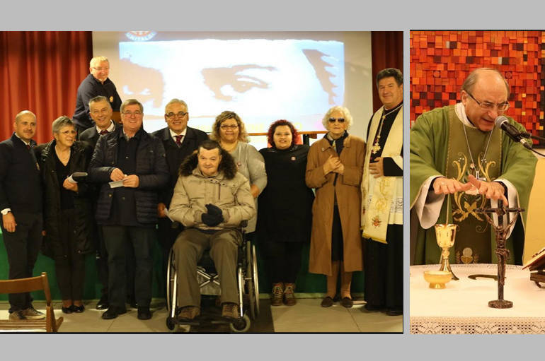 Il vescovo Pizziolo nuovo socio Unitalsi