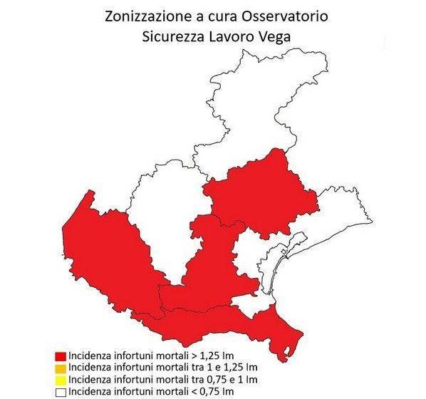 LAVORO: Veneto, record di morti sul lavoro