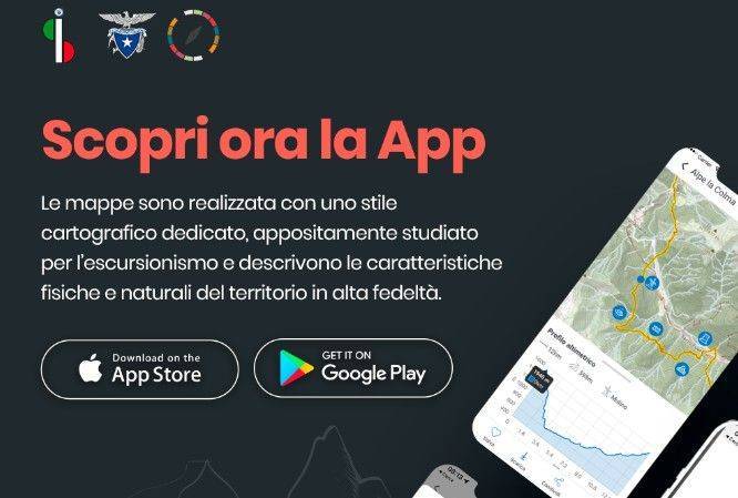 MONTAGNA: nuova App con le mappe digitali del sentiero Italia Cai