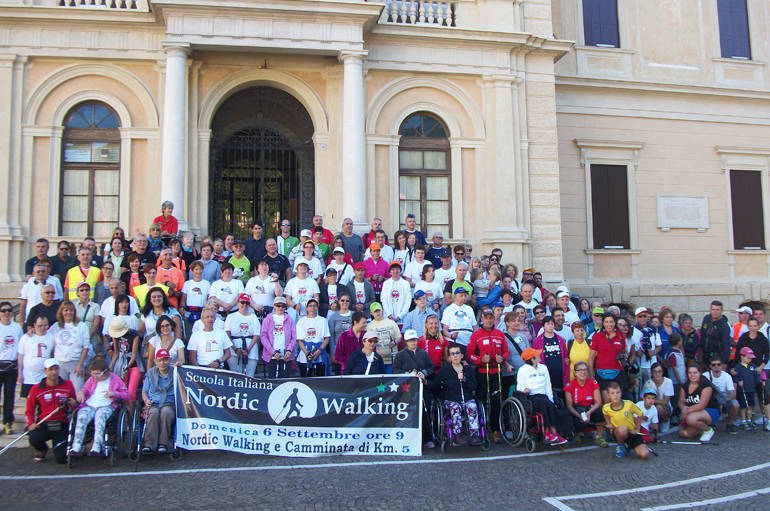 Nordic walking, a Vittorio Veneto si realizzano i sogni delle persone con disabilità