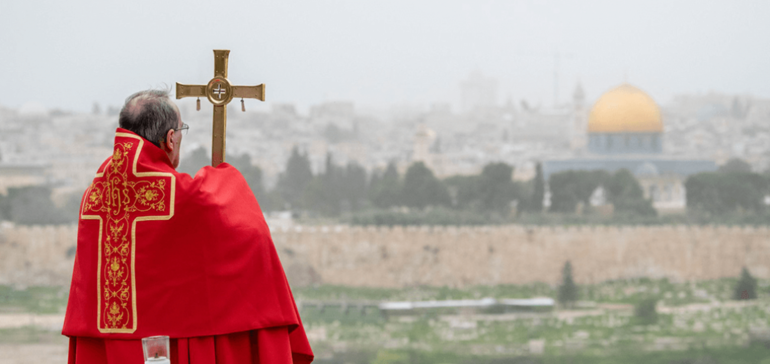 PASQUA 2020: Gli auguri del vescovo Marcuzzo da Gerusalemme