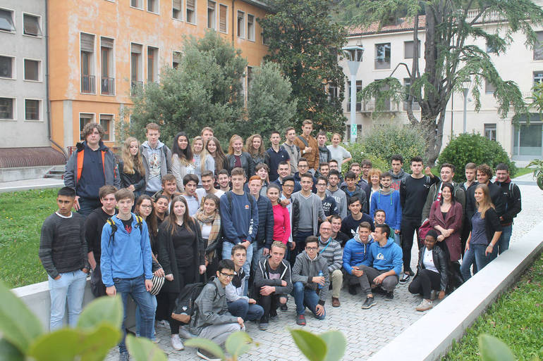 Studenti tedeschi in visita all'ITT di Vittorio Veneto