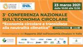SVILUPPO SOSTENIBILE: il 23 marzo la terza Conferenza nazionale sull’economia circolare