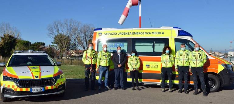 ULSS 2: quattro nuove ambulanze e un'auto medica