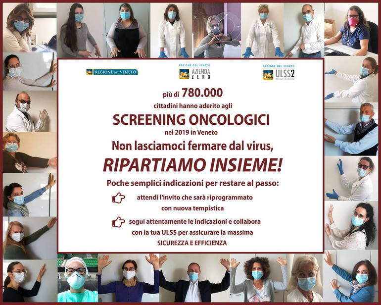 ULSS 2: riprendono gli screening oncologici