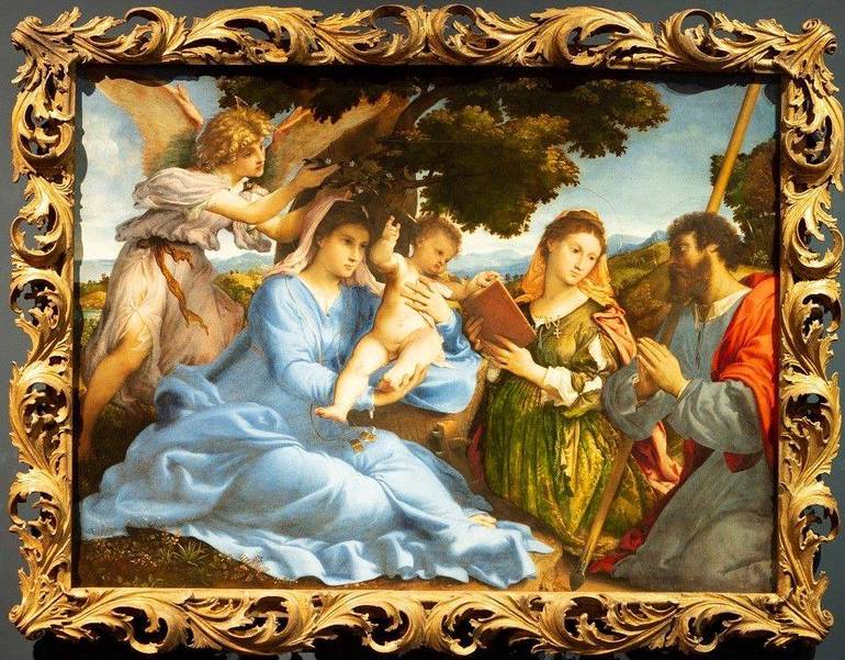 VENEZIA: la "Sacra Conversazione" di Lorenzo Lotto all'Accademia