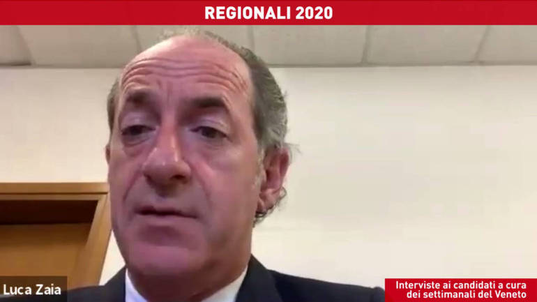 VIDEO - Regionali 2020 - Luca Zaia intervistato dai settimanali del Veneto