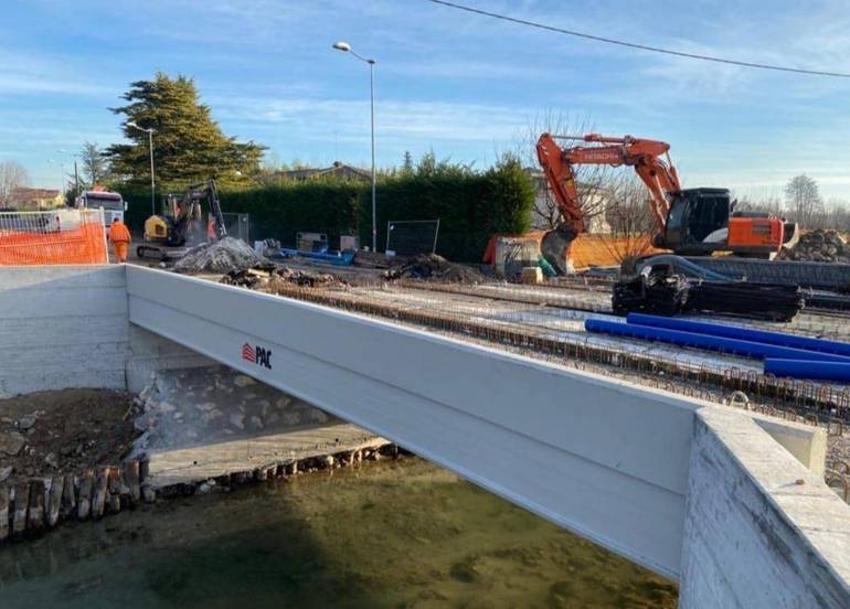 CODOGNÈ: avanti con i lavori del nuovo ponte