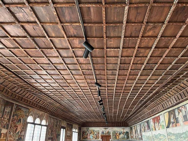 CONEGLIANO: presentazione del restauro del soffitto della Sala dei Battuti