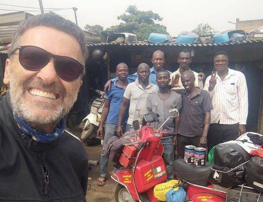 CONEGLIANO: reportage viaggio in Vespa in Africa
