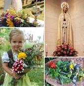 PARÈ: mazzetti di fiori per la Vergine di Fatima