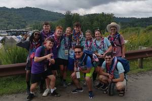Jamboree 2019 6 - foto di Giorgia con alcuni americani