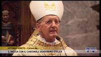 Il cardinale Beniamino Stella celebra la S. Messa in Cattedrale