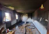 MANSUE': incendio in un'abitazione privata