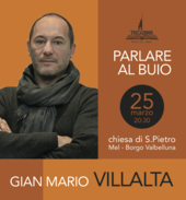 MEL: serata con Gian Mario Villalta