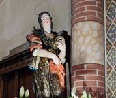PIEVE: restaurata la statua di santa Maria Maddalena
