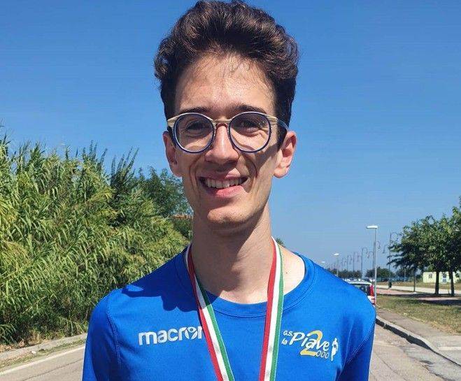 BORGO VALBELLUNA: Francesco Da Vià  secondo ai Campionati Italiani Under 23