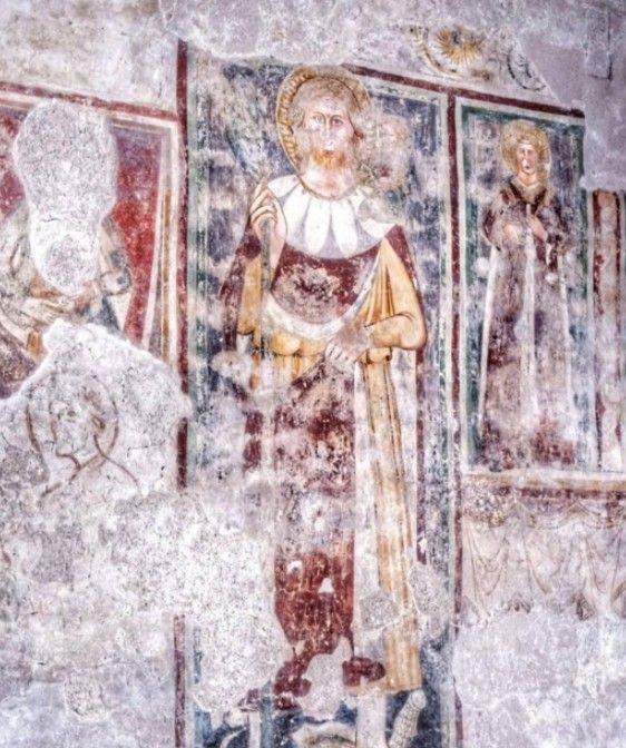 CESANA: restauro degli affreschi