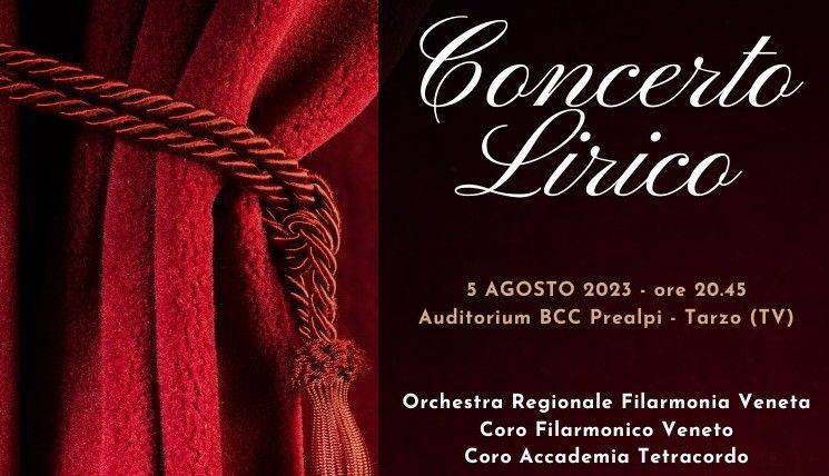 TARZO: concerto dell'Orchestra Regionale Filarmonia Veneta