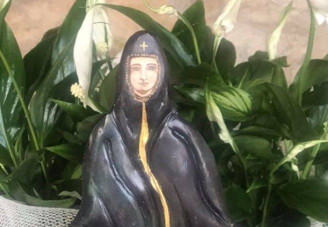 VALMARENO: statua della Madonna nell’“Andro de la guera”