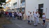 CAORLE: messa e processione alla Casa Marina "Bruno e Paola Mari"