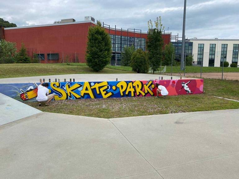 VITTORIO: street art allo skate park